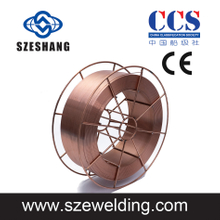 CE认证 BS300 金属轴实芯焊丝，ER50-6 镀铜焊丝，中国工厂气保焊丝 