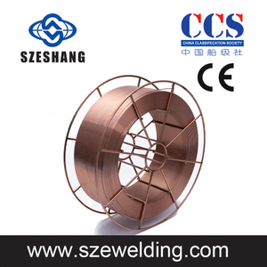 CE 证书 BS300 金属线轴实芯焊丝，ER70S-6 镀铜焊丝，中国工厂气保焊丝 