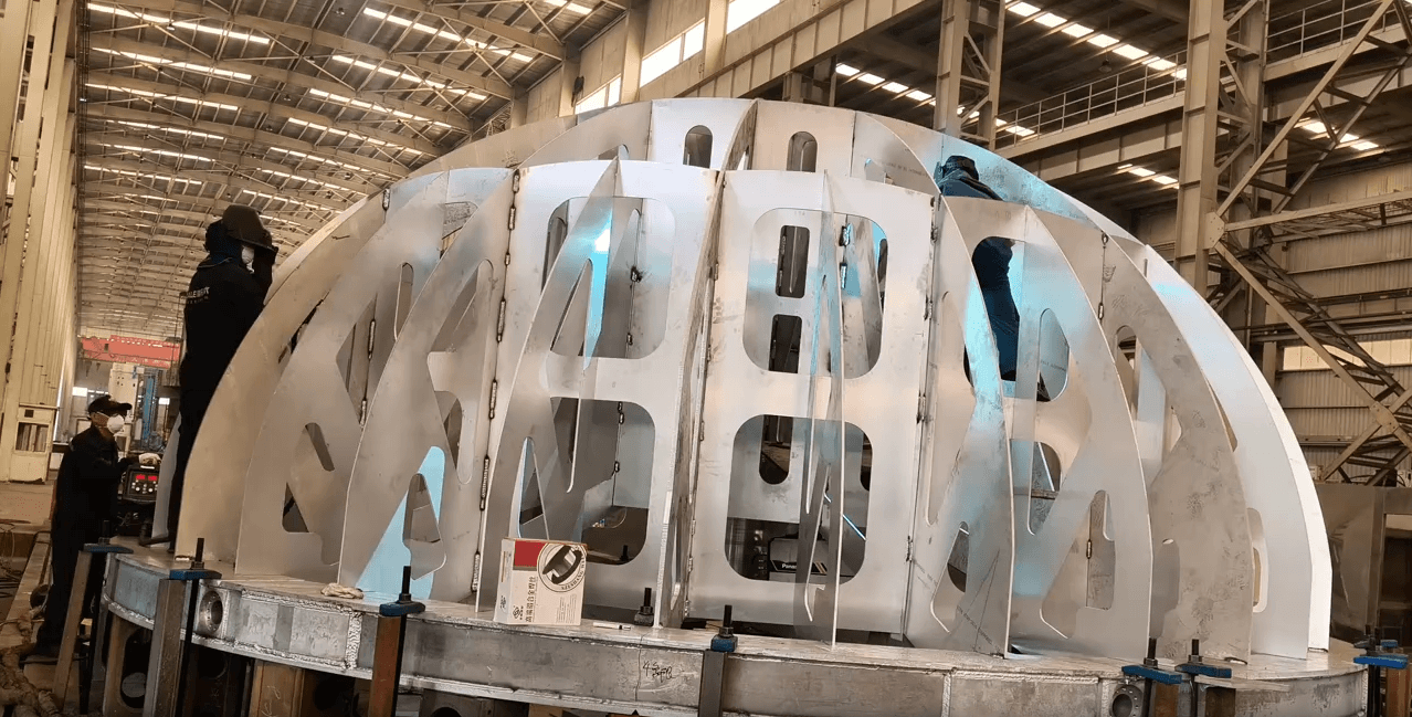8 米直径铝模具焊接实践 | Szeshang Welding ER5356 MIG 焊丝助力大型铝材制造